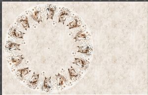 Hovedbilde Jersey panel med sirkelskj&oslash;rt - Hesteeng - Barn