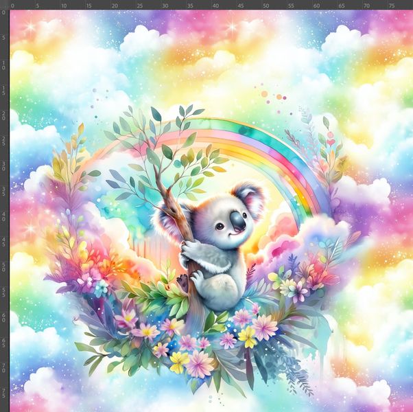 FT panel Rainbow Koala, str M, XL 