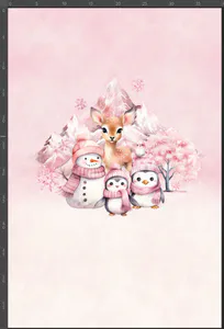 Hovedbilde Jersey panel Rosa Vinterdyr, str.M