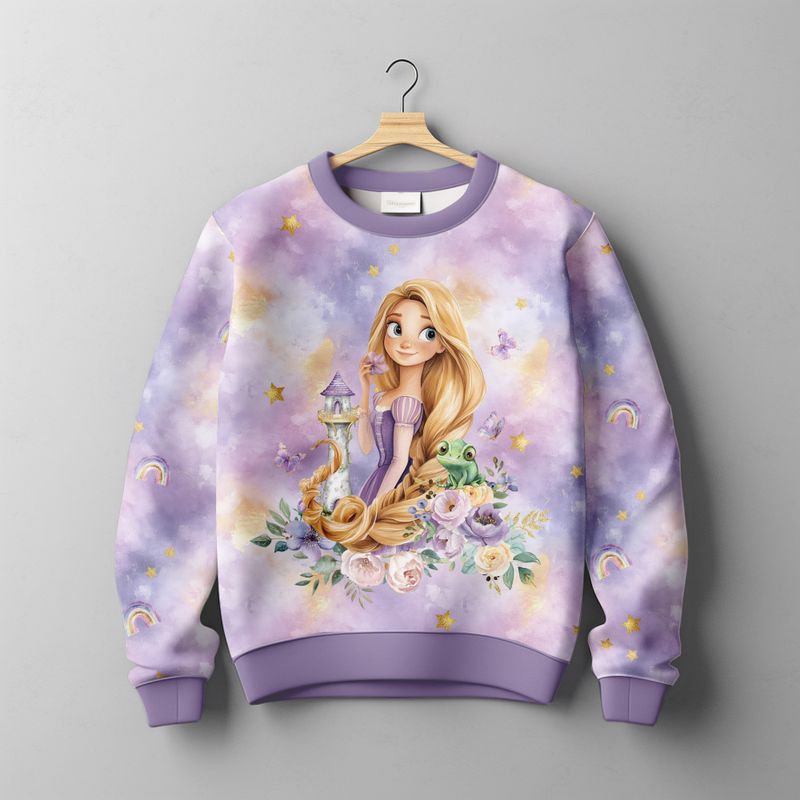 French terry Rainbow Tale Bakgrunn