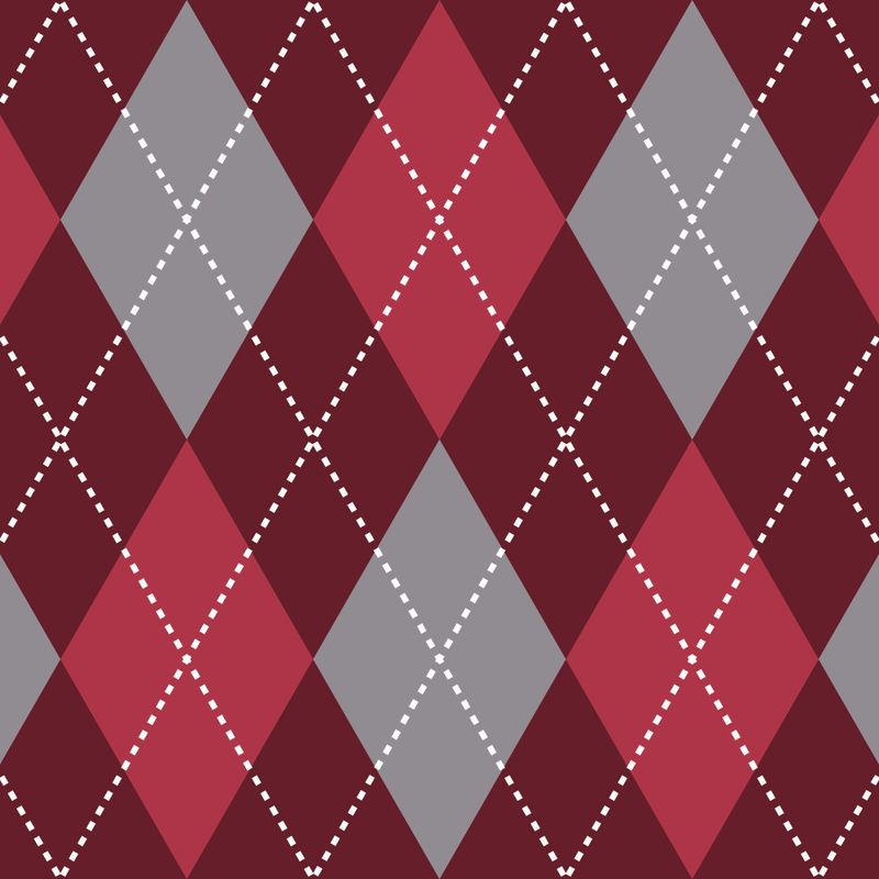Jersey Rød Argyle
