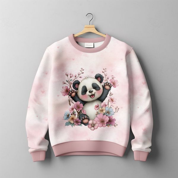 French terry Kosepanda Bakgrunn