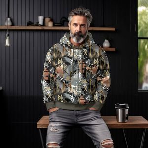 Hovedbilde B&oslash;rstet French Terry Runespill