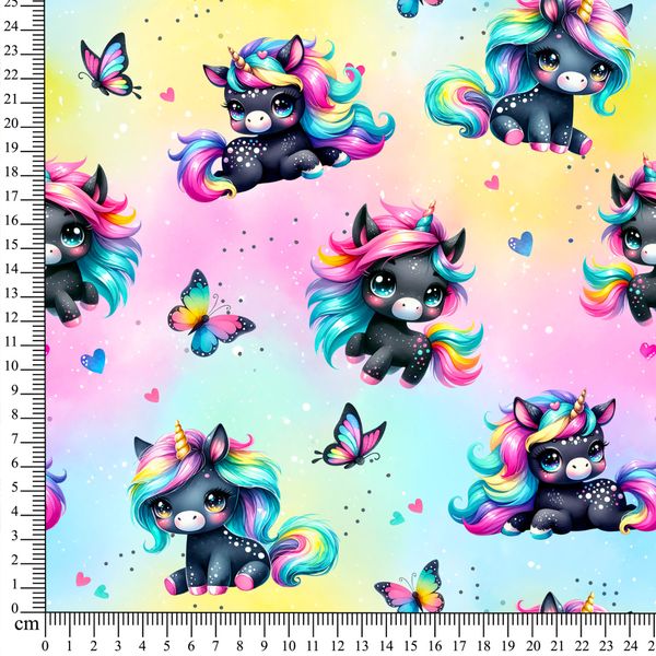 B&oslash;rstet French Terry Candycorn